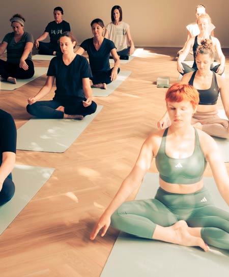 groupe qui fait de la respiration